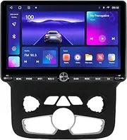 10 inch Touchscreen Car Stereo for Dodge Ram 1500 2500 3500 2013-2018 (Auto AC Climate Control) Radio Replacement Kit Upgrade with Wireless CarPlay Android Auto DSP GPS Navigation(4GB+64GB)