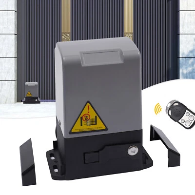 Sliding Electric Gate Opener 1200KG Automatic Motor Remote Kit Heavy Duty Garage