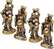 GRIRIW Unique Brass Maitreya Buddha Pendant Brass Hanging Charm for Keychain or Decorative Accessory