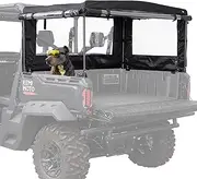 KEMIMOTO UTV Soft Cargo Camper Bed Cover Rack Compatible with Fit Can-Am Defender & Defender Max 2016-2025 Rear Camper Top Canvas Cover Accessories