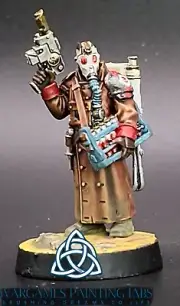 Painted Quartermaster Alchemyk Death Korps of Krieg Astra Militarum WH40K