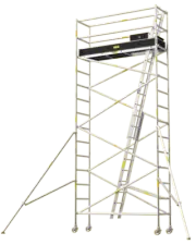 Aluminium Mobile Tower Scaffold, Narrow Series NA-50 (5.0m Platform High)