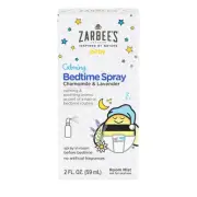 Zarbee's Baby Calming Bedtime Spray with Lavender and Chamomile, 2 Ounce