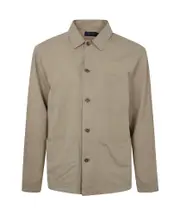 patch-pocket shirt S,XL,L,M beige