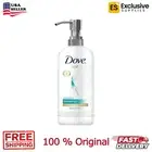 Dove 240 ml Daily Moisture Shampoo with Pump - Refillable Bottles - Pack of 6