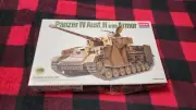 WWII Tank 1/35 Scale Panzer IV Ausf.H with Armor 13233 Model NEW German WW2 1:35