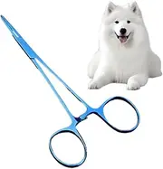 Pet Grooming Scissors | Stainless Steel Dog Curved Shear - Professional Pet Grooming Tool Facial Trimmer for Ear Hair, Nose Hair, Paw Hair