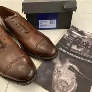 New Allen Edmonds "Fifth Avenue" Men's Cap Toe Dress Oxfords 12 B Mahogany 3426