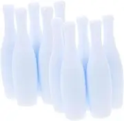 Gogogmee Mini Bowling Game Supplies 30pcs Plastic Bowling Pins for Home Entertainment Office Travel
