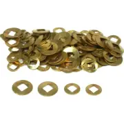 Clock Repair Hand Washers Brass 100 assortment
