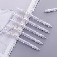 在飛比找蝦皮購物優惠-MUJI 透明塑料啞光機械鉛筆無印良品自動鉛筆兒童書寫材料學