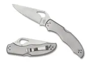 Byrd Harrier 2 Folding Knife BY01P2 3.39" PlainEdge Blade Stainless Steel Handle