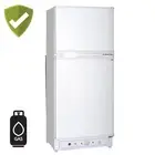 Smad 185L Lpg /220V Gas Fridge Freezer Motorhome Caravan Campervan Silent White
