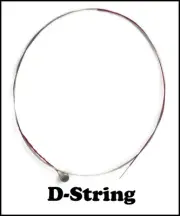 Violin Fiddle Steel String D-3 String for Student Violin in 1/8 Size
