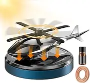 Solar Car Air Freshener,Helicopter Shape Dashboard Car Aromatherapy Diffuser | Rotation Car Perfume Diffuser Ornament for Car, RV, Truck