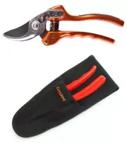 Secateur - Professional - Finest Cut - Grape Vine- Cutting Bypass BONUS POUCH