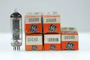 5 Vintage General Electric GE 35EH5 Mini 7 Pin Beam Power Radio/TV Audio Vacuum