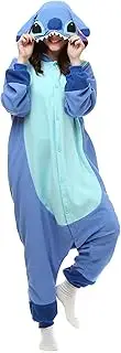 Wishliker Unisex Adult Onesie Pyjamas Platypus Christmas Costume SkyBlue