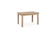 Design Square Vernon Wooden Extendable Kitchen Dining Table Extendable 120-200cm Oak