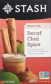 Stash Decaf Chai Spice Tea 18 Count 6 Boxes Warming Spicy Blend Zero Calories