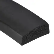 EPDM Foam Rubber Seal Strip for Doors and Window, Soundproofing Door Seal