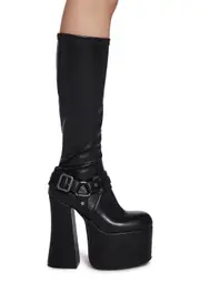 [Current Mood] Gothic Echoes Stretch Platform Boots