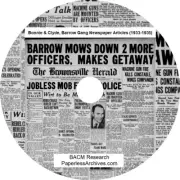 Bonnie & Clyde, Barrow Gang Newspaper Articles (1933-1935)