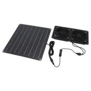 Solar Exhaust Fan Kit 12V 20W Solar Panel Fan With Switch Control A