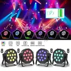 4Pcs 120W RGBW LED Battery Power Par Can Stage Lighting DMX Strobe Party Light