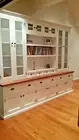 BERTRAM WHITE PAINTED LIBRARY WALL UNIT KITCHEN DRESSER BOOKCASE BOOKSHELF