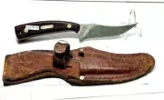 VINTAGE SCHRADE OLD TIMER USA 152 SHARP FINGER HUNTING SKINNING KNIFE 95mm 180mm