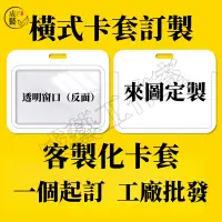 在飛比找蝦皮購物優惠-客製化卡套 橫式卡套 客製化橫版卡套悠遊卡卡套 證件夾 識別