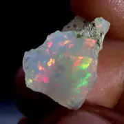 08.30Ct Natural Ethiopian Opal Rough Specimen AA+ "Play Of Color" Excellent Gems