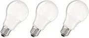 Osram LED Lamp/E27 Base/Warm White (2700 K)/Replaces 60 W Incandescent Bulbs/8.50 W/Frosted/LED Base Classic A, Pack of 3
