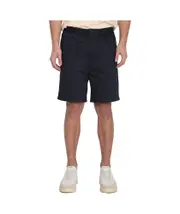 AMI Paris Elastic Waist Bermuda Shorts night blue