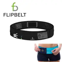 在飛比找momo購物網優惠-【FlipBelt 飛力跑】運動收納腰帶＿拉鍊款(路跑腰包)