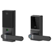 Eufy Security C33 Smart Latch Lock - Black Bulit-in Wi-Fi / Fingerprint / Bluetooth / Weatherproof / 365-Day Battery Life [T85L0C11]