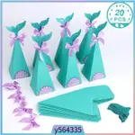 📣📣 20PCS CREATIVE CANDY BOX BOW MERMAID GIFT BOXES PAPER K