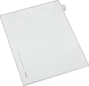 Avery Individual Legal Exhibit Dividers, Allstate Style, 23, Side Tab, 8.5 x 11 inches, Pack of 25 (82221)