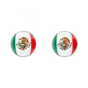 Trik Topz Valve Caps Flag Mexico SV Intended For Use With Schrader Valves