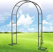 Garden Arches Gothic Wedding Garden Arch Outdoor Metal Pergola Archway Lawn Backyard Patio Party Trellis for Various Climbing Plant