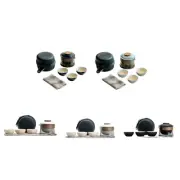 New Teapot and Tea Cup Set Travel Outdoor Portable Bag Household Tea Making Kits