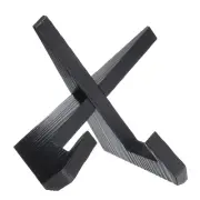Wooden Plate Stands for Display, 6.5 Inch Display Holder for Plate, Black