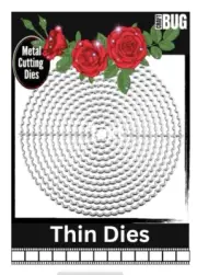 CRAFTBUG DIES CUT EMBOSS & STENCIL THIN DIES ~ NESTING CIRCLES CODE A4B-B14