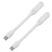 2 PCS USB LED Light Book Reading Light Small USB Lamp Foldable Keyboard Light