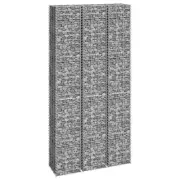 Gabion Wall Gabion Retaining Wall Gabion Basket Cage Heavy Duty Metal vidaXL