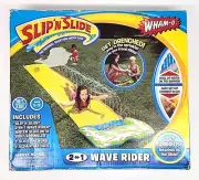 Wham-O Slip N Slide 2-in 1 Wave Rider Water Slide 16ft. + Soft Sprinkler