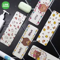 在飛比找PChome24h購物優惠-LINE FRIENDS 花朵珪藻土吸水洗漱墊 矽藻土牙刷架