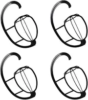 4 Pack Wig Hanger, Portable Hanging Wig Stand For Wigs and Hats, Collapsible Wig Dryer, Durable Wig Hanging stand, Collapsible Wig Display Holder Tool
