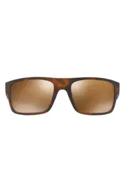 Oakley Drop Point™ 61mm Prizm™ Polarized Rectangular Sunglasses in Brown at Nordstrom One Size